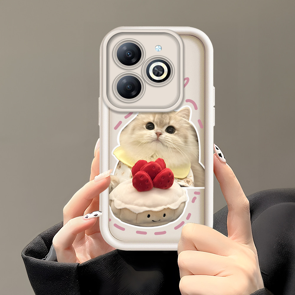 LOKAL Infinix Smart 8 Hot 40i Tecno Spark 20 20C Pop Go 2024 สําหรับหุ้นท้องถิ่น Softcase HP กรณีเคส