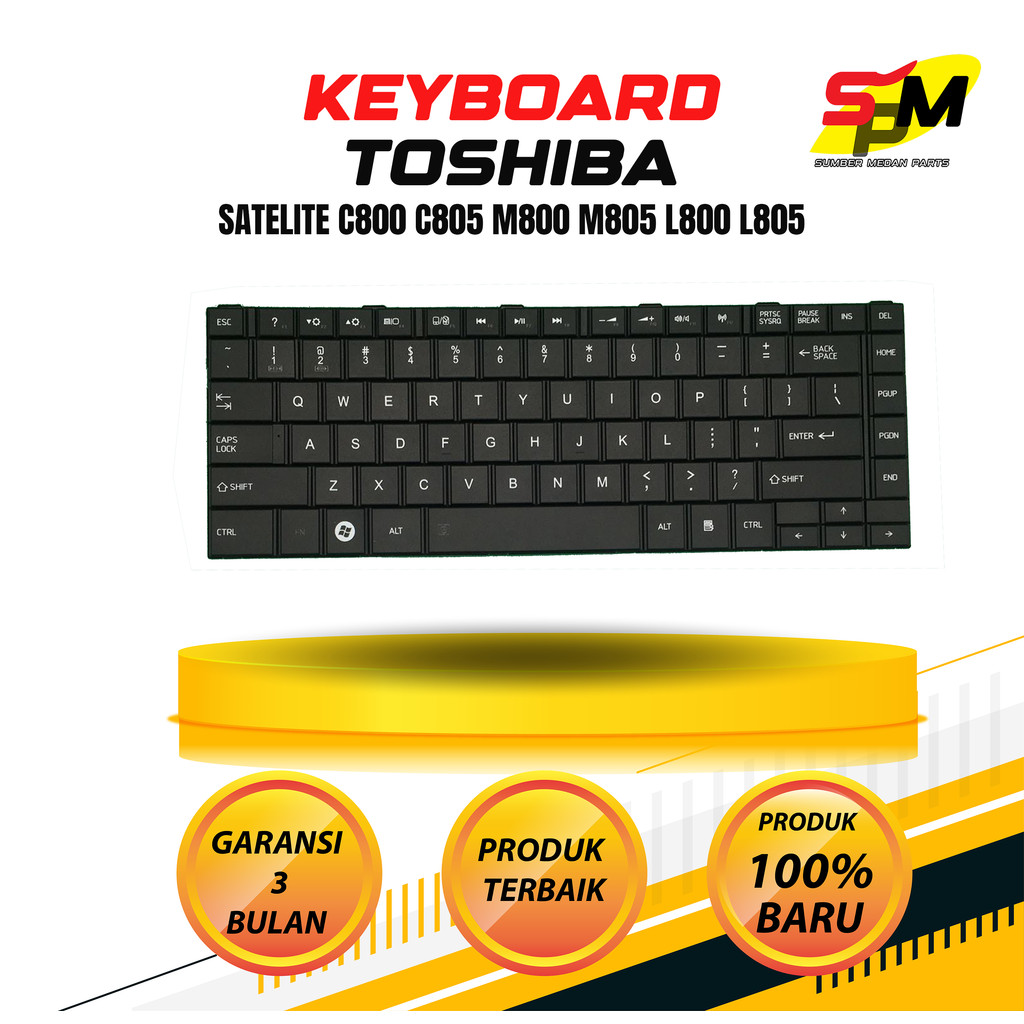 คีย์บอร์ด Toshiba Satellite c800 c805 m800 m805 l800 l805