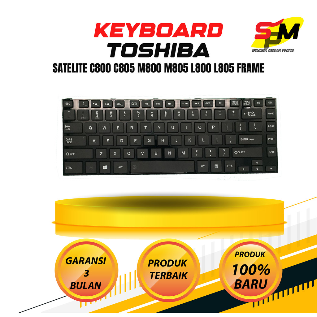 Toshiba Satellite c800 c805 m800 m805 l800 l805 คีย์บอร์ดเฟรม
