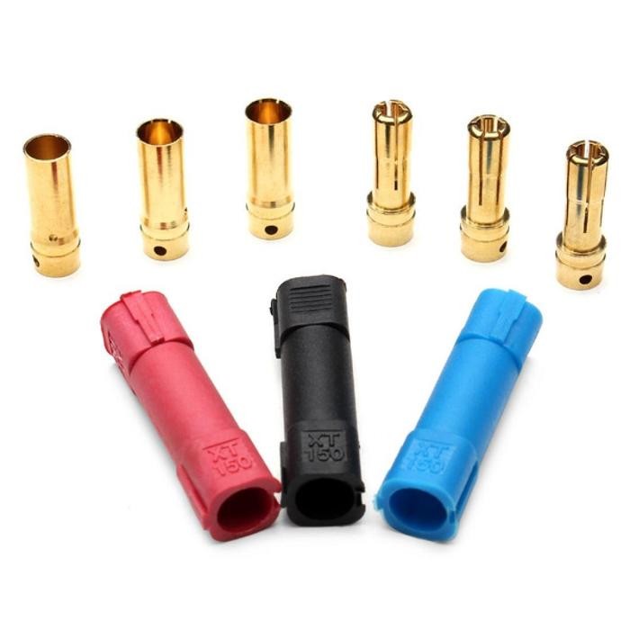 1 ชิ้น XT150 XT-150 Connector Gold banana 6 มิลลิเมตรชายหญิง *