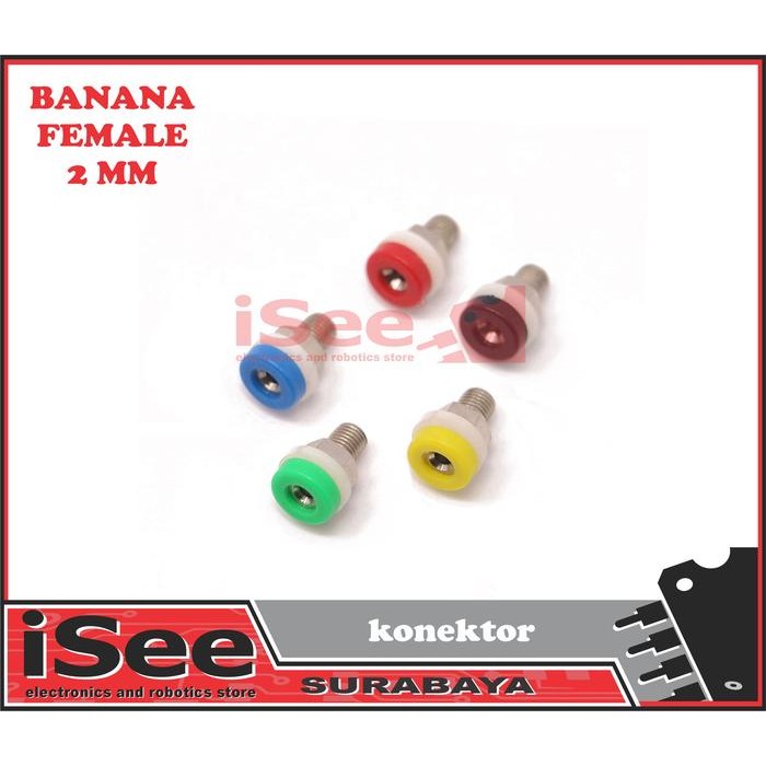 Banana Plug Female Jack Socket 2mm audio jack 2mm Connector Panel Socket *