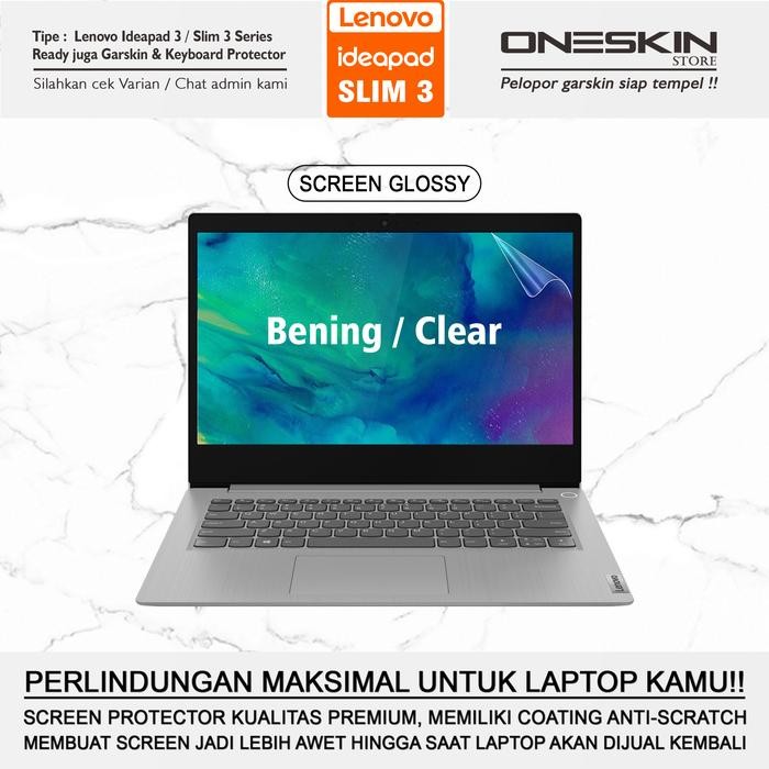 ฟิล์มกันรอยหน้าจอป้องกันรอยขีดข่วน Lenovo IdeaPad Slim 3-14 3i-14 Glossy Doff