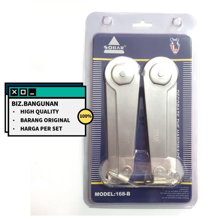(ดีที่สุด) 9" THICK SOBAR STAINLESS SALON HINGE - WINDOW FOLDING HINGE