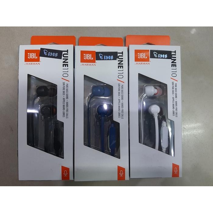 หูฟัง JBL T110 พร้อมไมโครโฟน การรับประกัน IMS อย่างเป็นทางการ