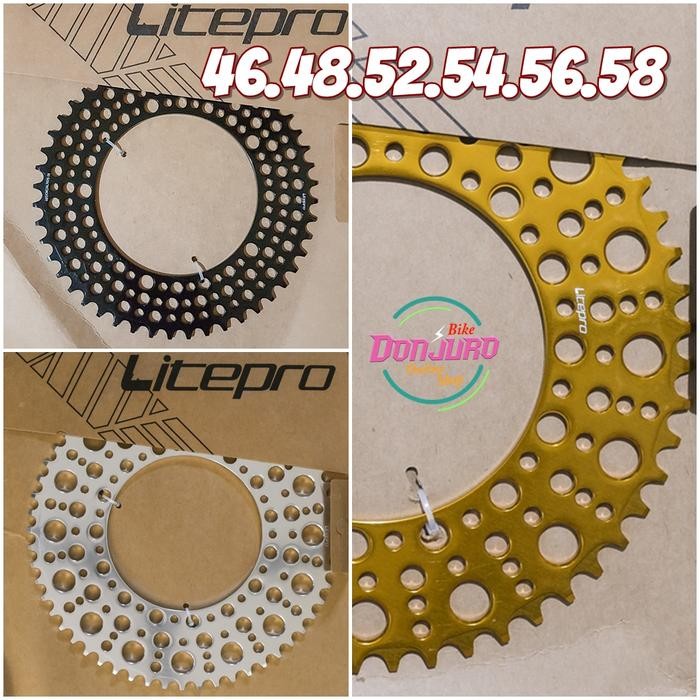 Litepro Bubble Chainring Bcd 130 กว้างแคบ