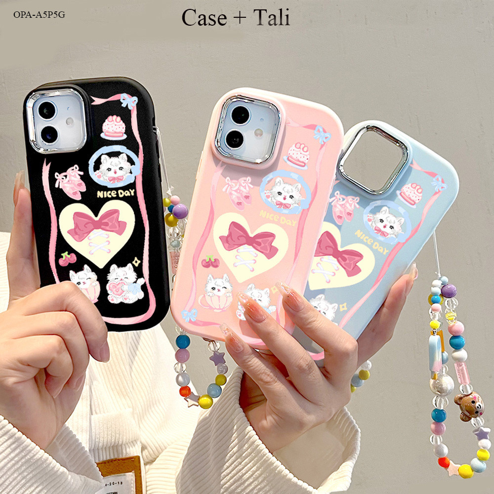 OPPO A5 A5X A5i Pro 4G 5G สําหรับ Softcase กรณี HP โทรศัพท์ Kesing ปลอก Tali B8 FA19 7001