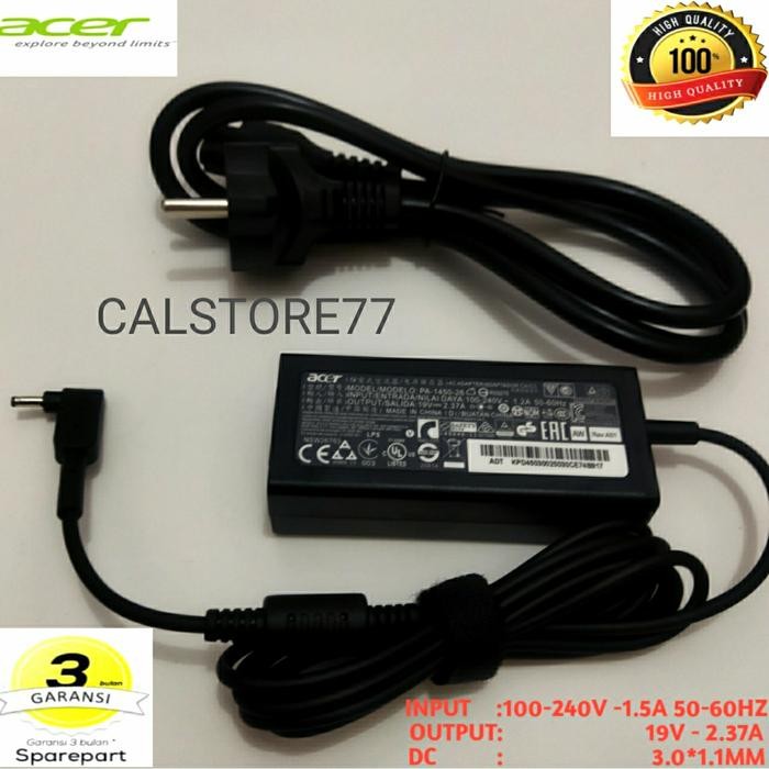 อะแดปเตอร์ชาร์จซีรีส์ Acer aspire 3 A314-22 A314-22G ดั้งเดิม