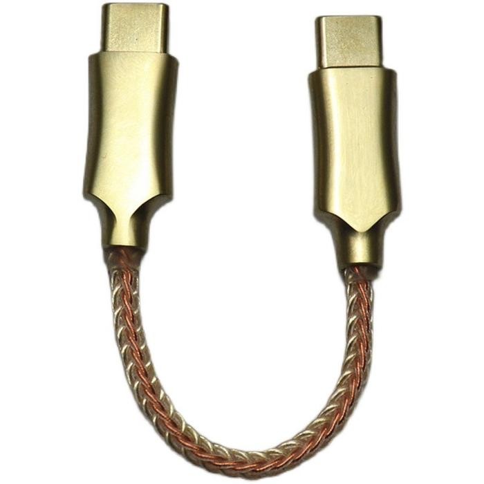 สายสัญญาณเสียง Type-C ถึง Type-C OTG AUX Cable DAC AMP Converter