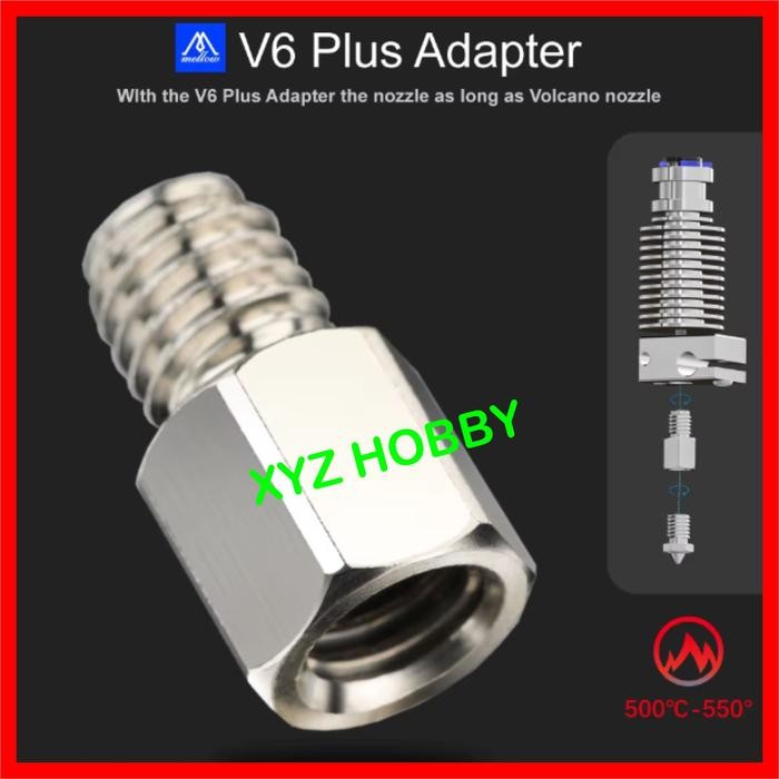 อะแดปเตอร์ Mellow V6 Plus เพิ่มการไหล V6 / Rapido Hot End เครื่องพิมพ์ 3D ความเร็วสูง E3DV6 E3D