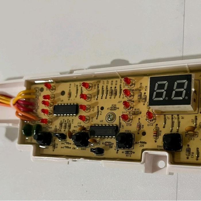 MESIN TOMBOL SANYO AQW78DD (AQUA) โมดูล PCB เครื่องซักผ้าฝาบน ประเภท AQW-78DD, AQW-88DD, AQW-98DD, 8