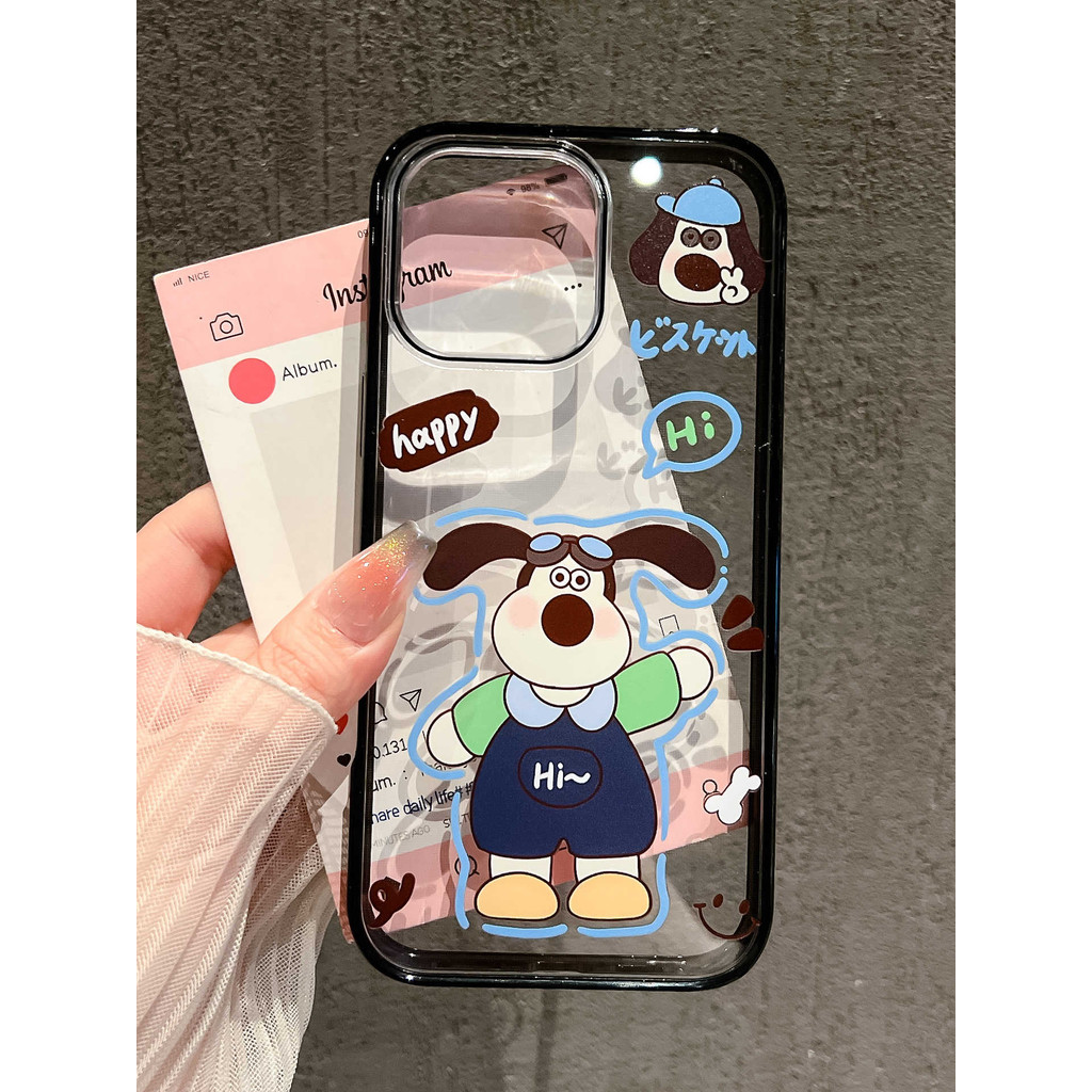 ลูกสุนัขน่ารักปลอกเรียบง่าย Iphone 11 13 15 Pro Max 17 Pro Max 17 Air X Xs Max Xr Ip 12 13 Mini Ip 1