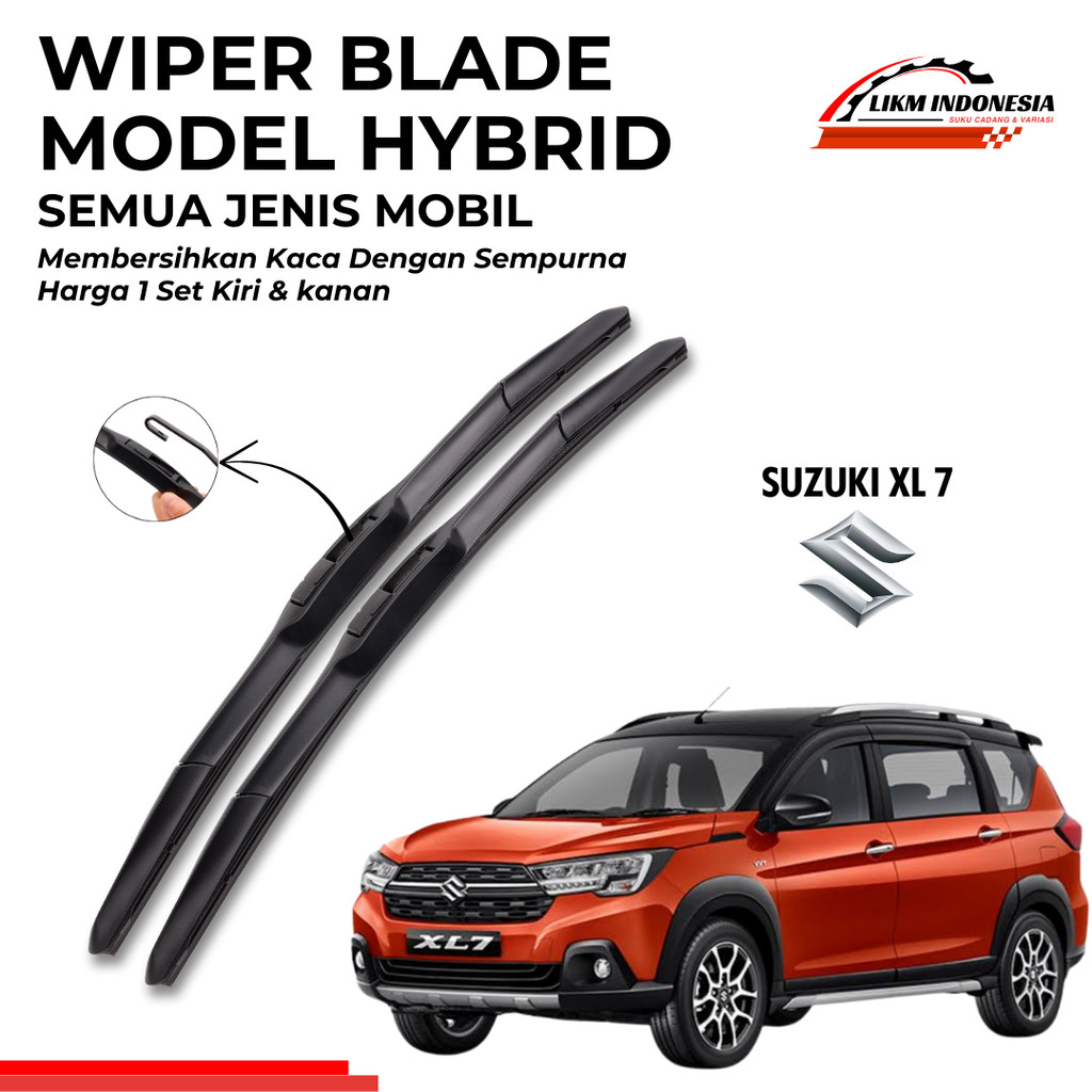 ใบปัดน้ําฝน Suzuki XL7 Hybrid 1 ชุดน้ํายาทําความสะอาดกระจกรถยนต์คู่ขวาและซ้าย
