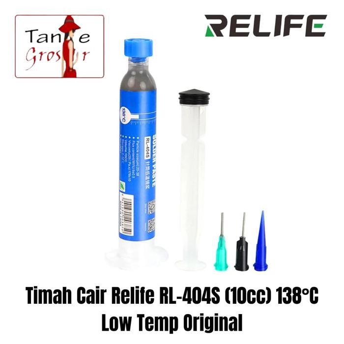 RELIFE RL-404S 10CC 138C LOW TEMPERATURE ORIGINAL LIQUID TIN
