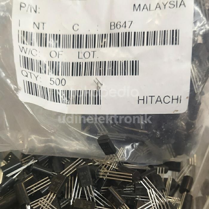 ทรานซิสเตอร์ B647 ต่อ 100 ชิ้น พร้อม