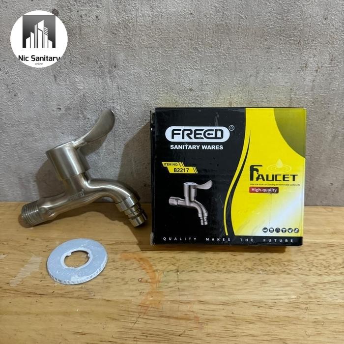 Choice- B 2217 Freed ก๊อกน้ําผนังสวนสแตนเลส Sus 304 Freed B2217