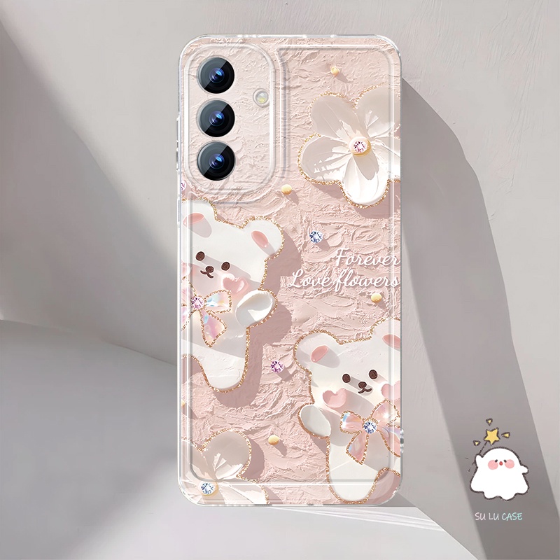 SAMSUNG WAREHOUSE High Class Bear ล่าสุดสาวปลอกSamsung A55 5G A35 A15 A05S Galaxy A06 A16 A56