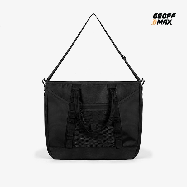 NEWEST Geoff Max - Hirohito Black TB Tote Bag กระเป๋าสะพายข้างสําหรับผู้ชายและผู้หญิง