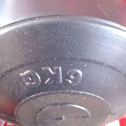 จัดส่งฟรี EMPTY 6 KG DUMBBELLS 2 ชิ้น / 6 กก. DUMBBELLS PAIR WITHOUT ONTENTS