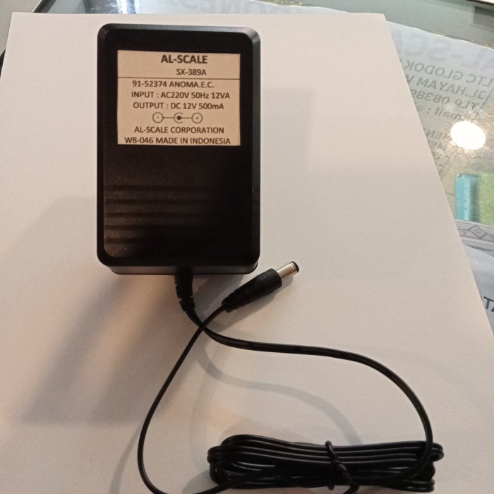 DIGIT 12V-500mA SCALE ADAPTER/12V-1000mA ADAPTER/9V-1000mA ADAPTER