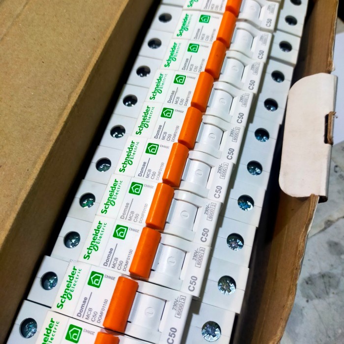 SCHNEIDER Mcb 1p 50a 6kA domae schnider