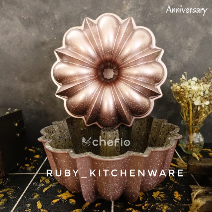 Chefio Anniversary Pan / Bundt Pan / Tulban / Butter Cake Pan