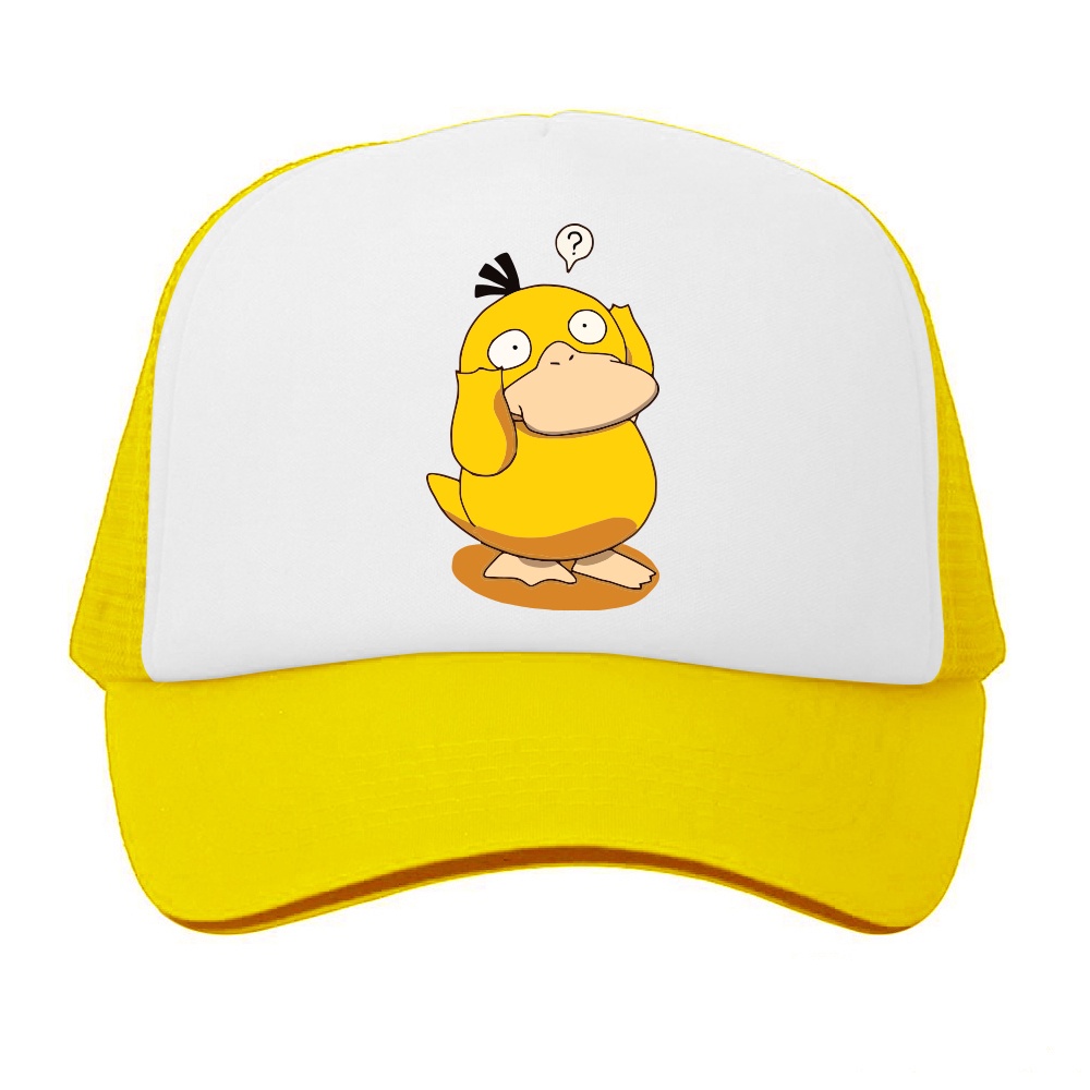 Pokemon Psyduck ตลกตลกสับสน Trucker Hat
