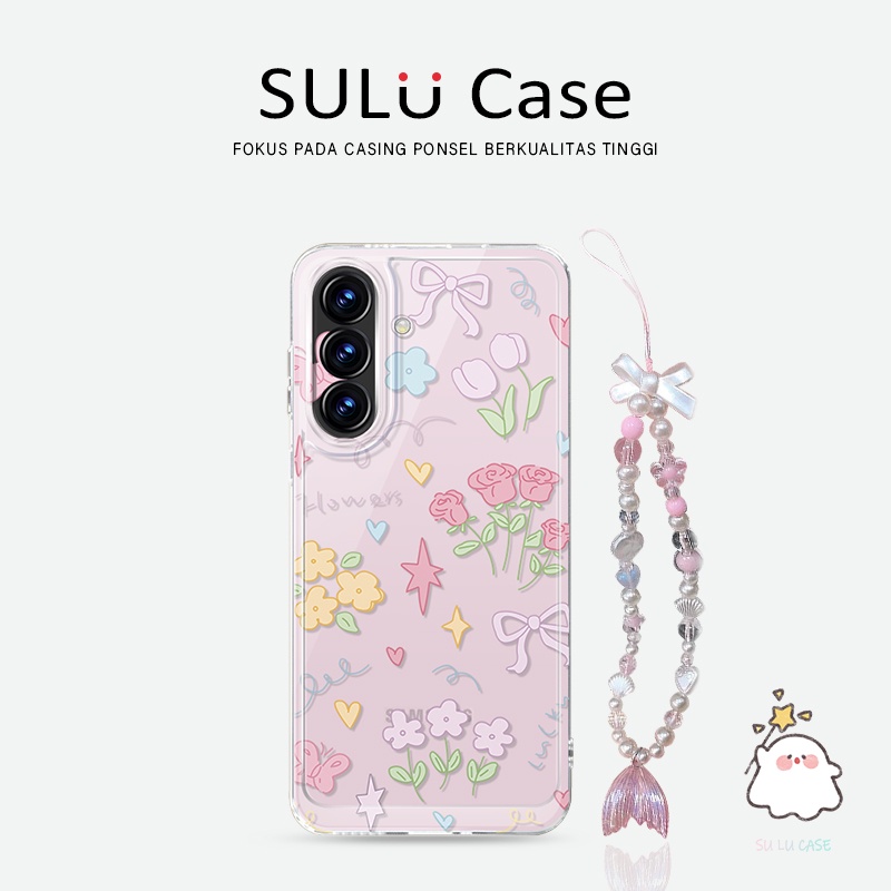 HP สาวน่ารักดอกไม้ Lanyard ปลอก Redmi หมายเหตุ 15 pro plus 15 15C A5 13x A5 14C 13C 13 หมายเหตุ 14 4