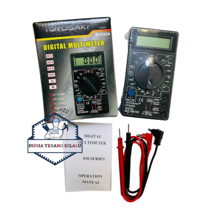 TOYOSAKI DT830D Digital Multitester Avometer มัลติมิเตอร์แบบดิจิตอล