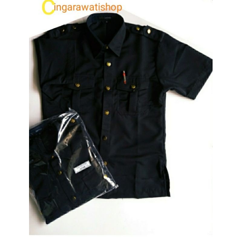 ส่วนลด Safari Uniform Safari Shirt Safari Security Suit Safari Satpm แขนสั้น