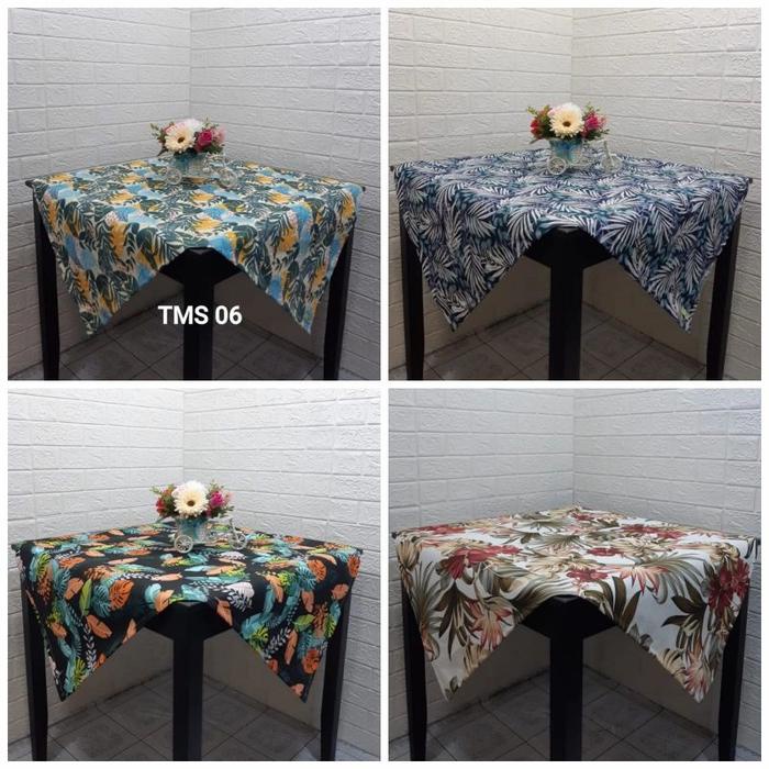 ผ้าปูโต๊ะทรงสี่เหลี่ยม 60 x 60, 80 x 80 ซม. ผ้าปูโต๊ะ