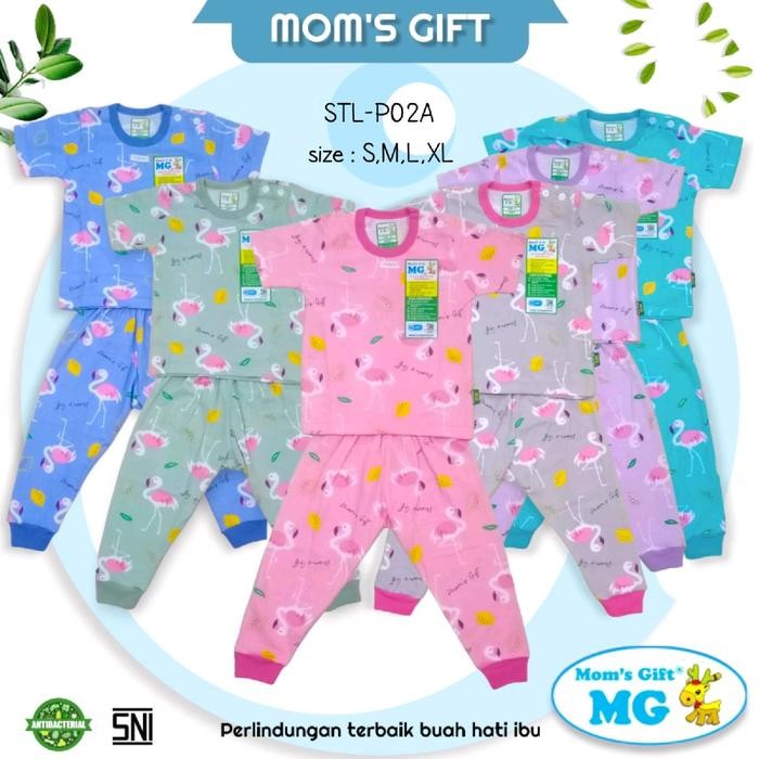 Modish- [3Psg] MomS Gift Cpr-Short Shirt and Long Pants Set