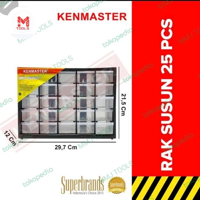 SendfastBoz- Kenmaster 25-Slot Shelf - ลิ้นชัก Kenmaster 25-Slot - กล่องเครื่องมือ