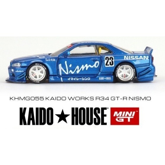 MINI GT NISSAN SKYLINE GT-R [R34] NISMO KAIDO HOUSE WORKS V3