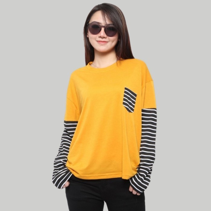 (ผู้เชี่ยวชาญ) เสื้อท็อปผู้หญิง Monellina IZUNA Jumbo XXL