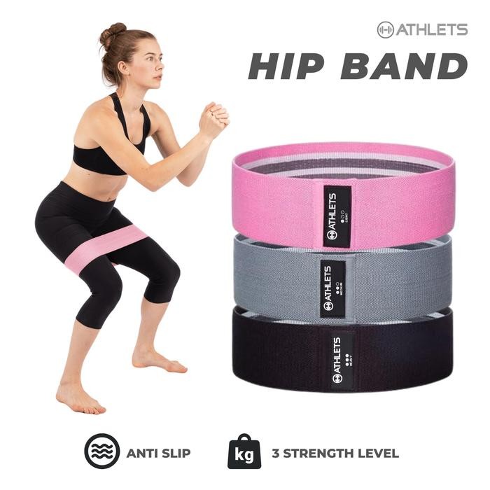 Gst - Hip Resistance Band / Hip Band / Booty Band Squat Yoga Fitness Hips