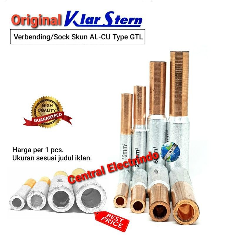 Verbending Bimetal AL-CU GTL 16-10mm ถุงเท้า Skun/สายเชื่อมต่อ KlarStern [SoulsiACC]