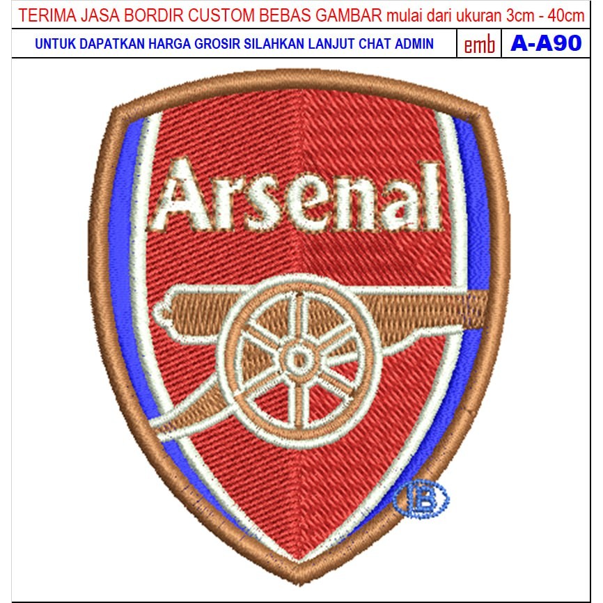 FC-16 ARSENAL FOOTBALL/CLUB EMBROIDERY PATCH ACCESSORIES