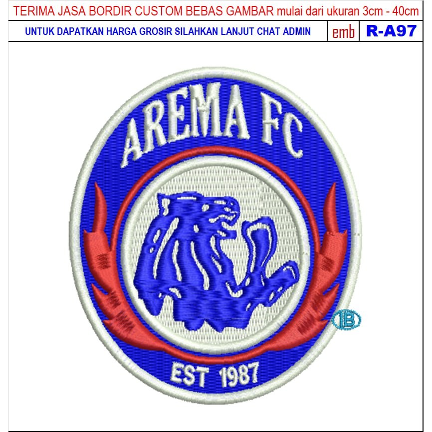 FC-84 EMBROIDERED PATCH AREMALANG FOOTBALL/CLUB ACCESSORIES