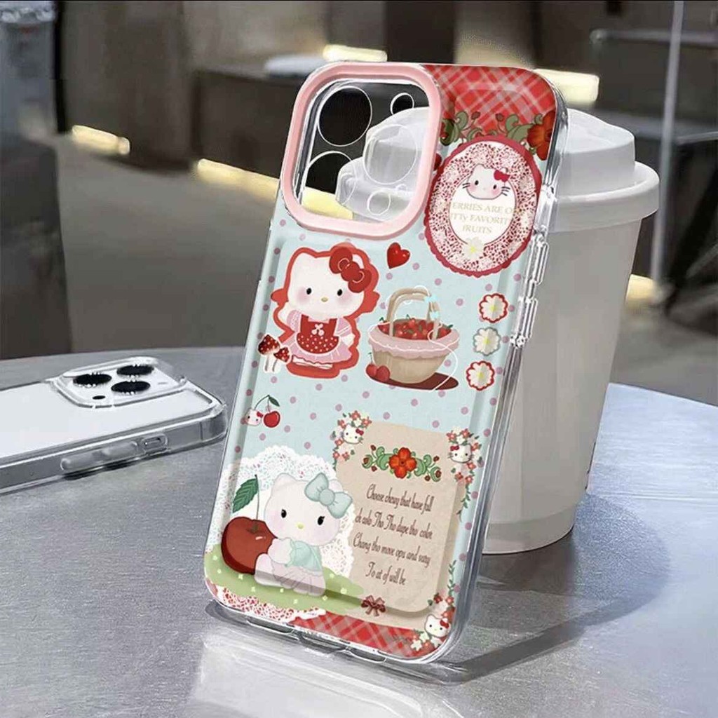 Cherry Hello Kitty แฟนซีนุ่มสําหรับปลอก Vivo Y21d Z10 Lite Z10R V60 Y400 Y19s Pro V50 Y29 Y19S V40 L