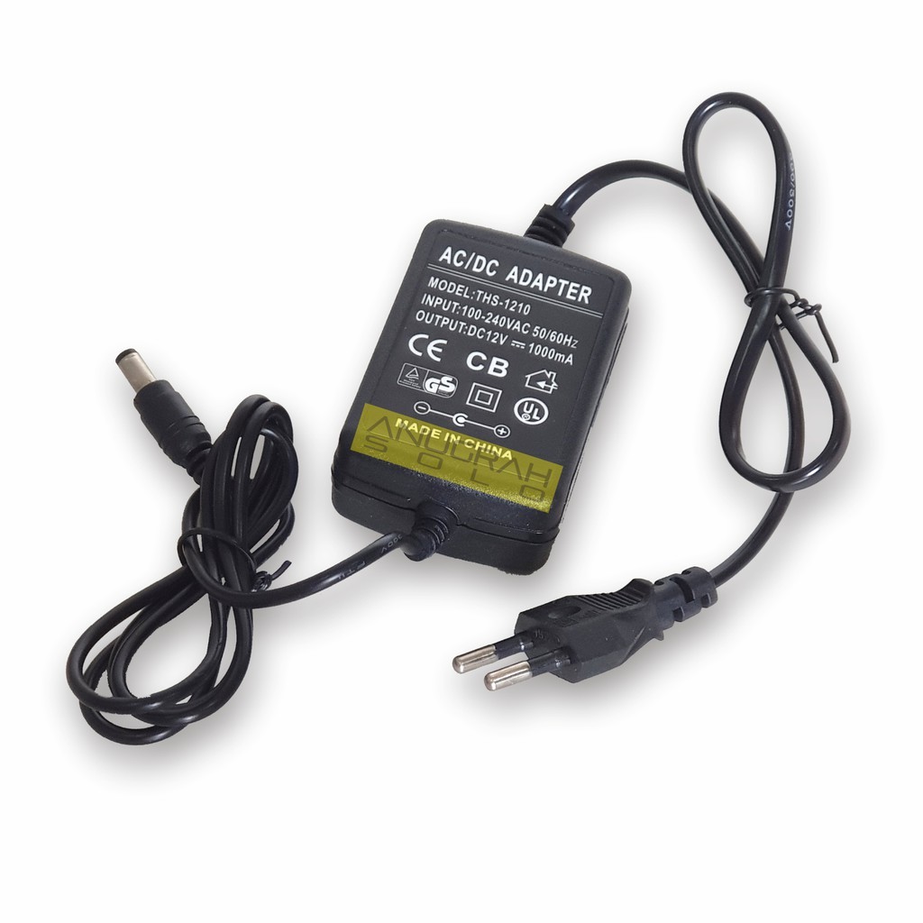 อะแดปเตอร์ AC DC 12V DC 1A แหล่งจ่ายไฟ 12V 1A [พรีเมี่ยม]