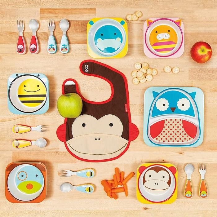HURY UP,.!! SKIP HOP ZOO UTENSILS SPOON & FORK / SPOON FORK / BABY EATING UTENSILS