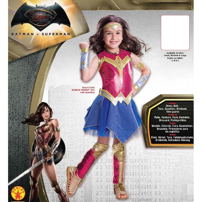 PREMIUM Wonder Woman เครื่องแต่งกายเด็กคอสเพลย์เครื่องแต่งกาย Wonder Woman สาวฮาโลวีน