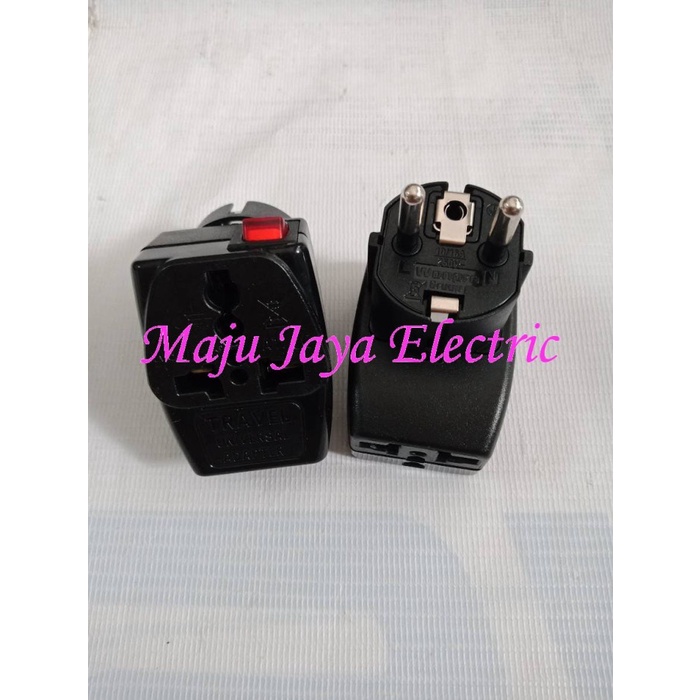 Over Plug Over Plug 3-Prong + สามสวิตช์ WSAII-9N 2-Prong