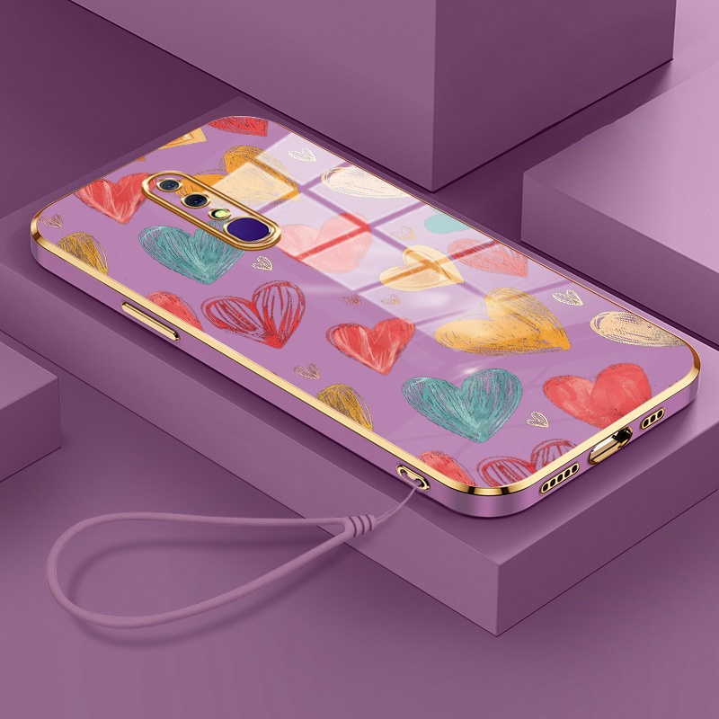 ปลอก Hp Untuk OPPO F11 F11 Pro A9 2019 A9x F9 F9 Pro A7x F7 F5 F5 Youth Realme 2 Pro U1 กรณีปลอกซิลิ