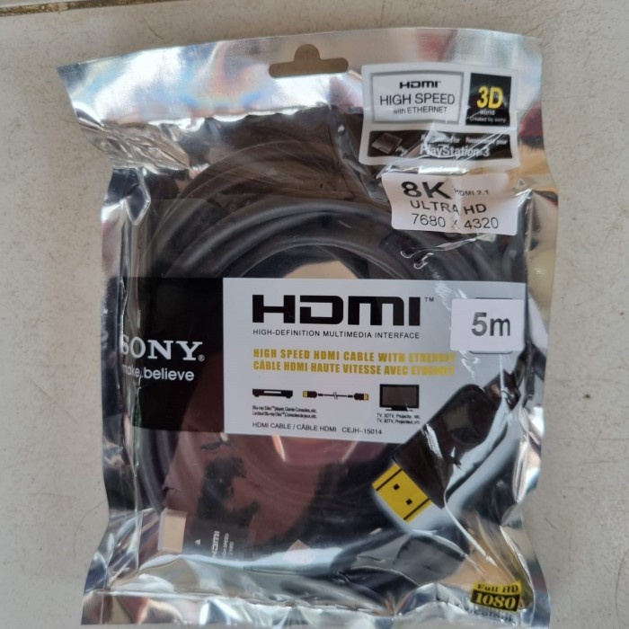 8K สาย HDMI 2.1 SONY 8K 5M 10M 15M ULTRA HD