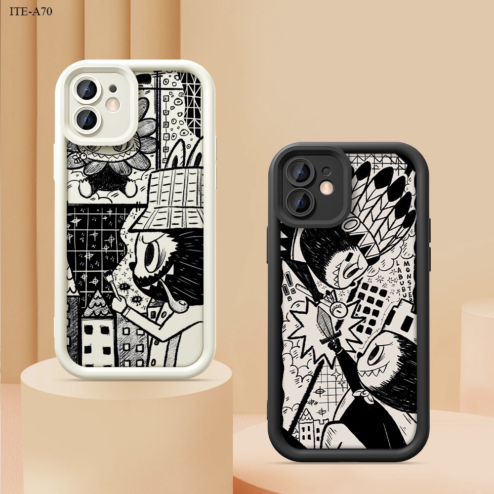 ปลอก Hp Untuk Infinix Itel A90 A80 A70 RS4 P55 S23 P65 Tecno Camon Spark Pova 40 20 20C 5 6 7 Go 1 C