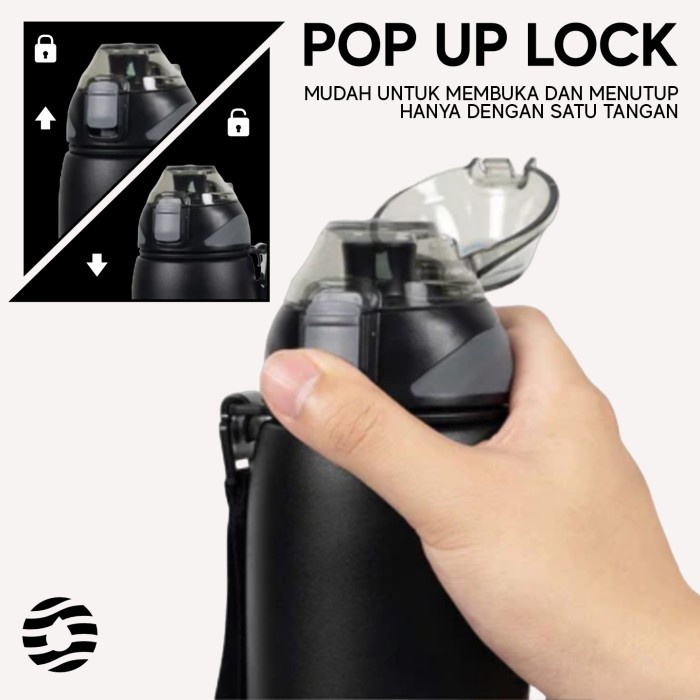 [dellacell] - FJbottle - ขวดน้ําดื่มพร้อมฝาปิดขวด 1 ลิตร