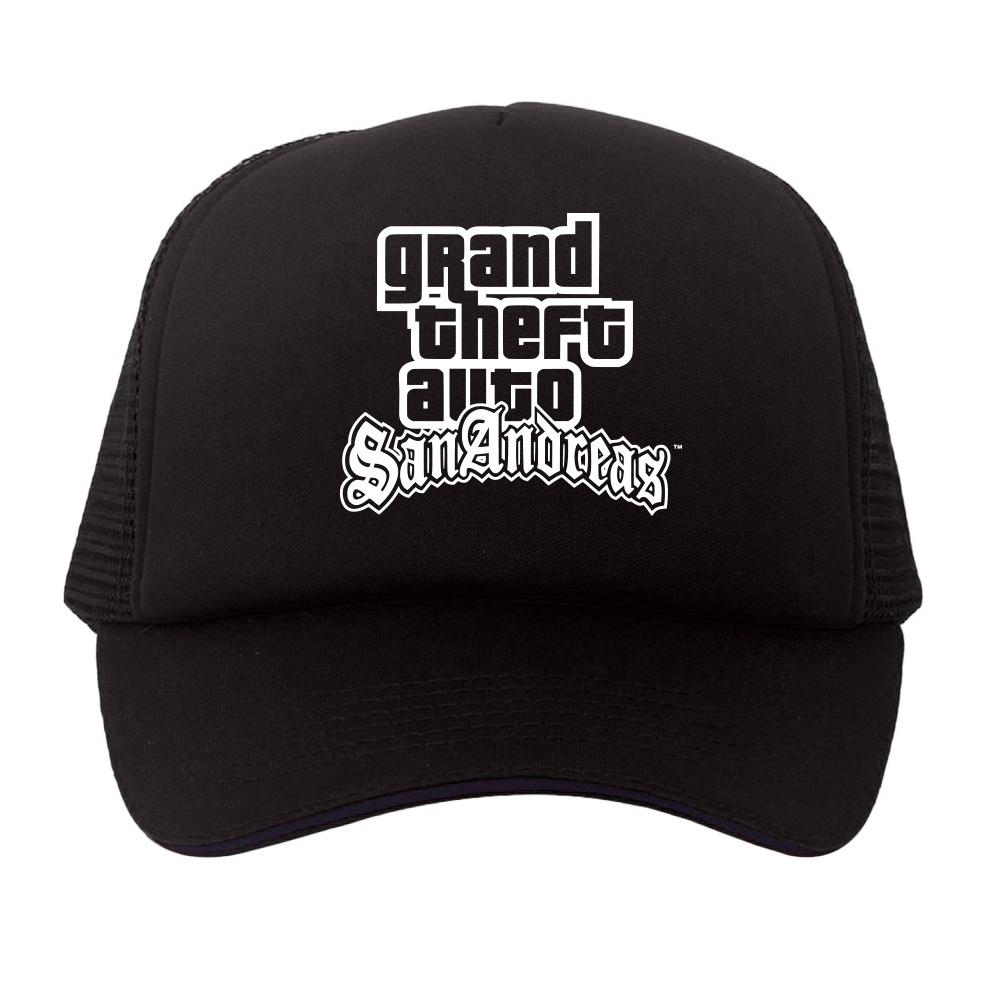 Grand Theft Auto San Andreas Gaming GTA Trucker Hat