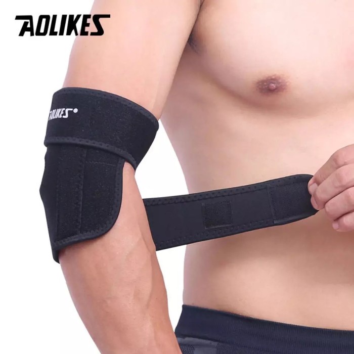 SIKU Crp - 7946 Aolikes Elbow Wrap Velcro Support Pad Sleeve Elbow Protector