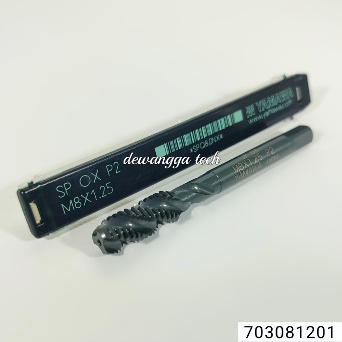 MESIN Yamawa m8x1.25 ต๊าปเกลียว m8 x 1.25 ต๊าปเครื่อง เครื่อง m 8 sp
